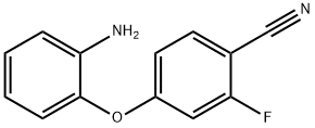 4-(2-AMINOPHENOXY)-2-FLUOROBENZONITRILE,1188264-32-5,结构式