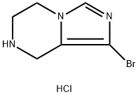 1-溴-5,6,7,8-四氢咪唑并[1,5-A]吡嗪盐酸盐,1188264-68-7,结构式