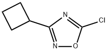 5-chloro-3-cyclobutyl-1,2,4-oxadiazole Struktur