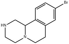 9-BROMO-2,3,4,6,7,11B-HEXAHYDRO-1H-PYRAZINO[2,1-A]ISOQUINOLINE DIHYDROCHLORIDE 化学構造式