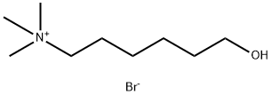 6-Hydroxy-N,N,N-triMethylhexan-1-aMiniuM BroMide Struktur