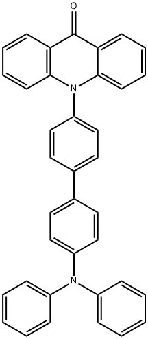 10-[4'-(Diphenylamino)[1,1'-biphenyl]-4-yl]-9(10H)-acridinone Struktur