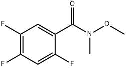 2,4,5-Trifluoro-N-Methoxy-N-MethylbenzaMide Struktur