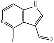 4-氟-1H-吡咯并[3,2-C]吡啶-3-甲醛, 1190309-82-0, 结构式