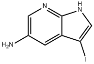 5-AMino-3-iodo-7-azaindole Structure