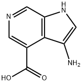 3-AMino-6-azaindole-4-carboxylic acid 结构式