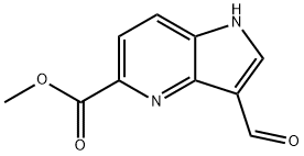 3-ForMyl-4-azaindole-5-carboxylic acid Methyl ester Structure