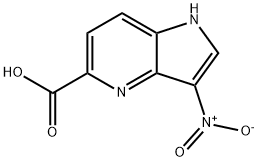 3-Nitro-4-azaindole-5-carboxylic acid Struktur