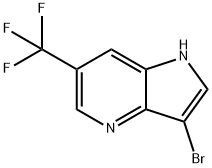 3-BroMo-6-trifluoroMethyl-4-azaindole,1190311-58-0,结构式
