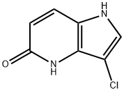 3-Chloro-5-hydroxy-4-azaindole Struktur