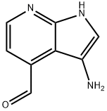 3-AMino-7-azaindole-4-carbaldehyde,1190312-08-3,结构式