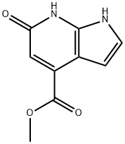 6-Hydroxy-7-azaindole-4-carboxylic acid Methyl ester Struktur