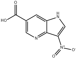 3-Nitro-4-azaindole-6-carboxylic acid Structure