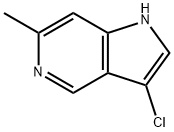 3-Chloro-6-Methyl-5-azaindole Struktur
