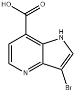 4-氮杂-7-羧酸吲哚-3-溴, 1190313-03-1, 结构式