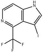 3-Iodo-4-(trifluoroMethyl)-5-azaindole,1190313-20-2,结构式