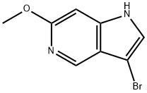 3-Bromo-6-methoxy-5-azaindole,1190313-25-7,结构式