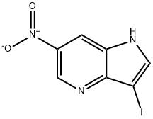 3-Iodo-6-nitro-4-azaindole 结构式