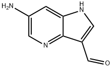 6-氨基-1H-吡咯[3,2-B]吡啶-3-碳醛, 1190313-87-1, 结构式