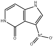 4-Hydroxy-3-nitro-5-azaindole Struktur