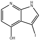 3-Iodo-4-hydroxy-7-azaindole Structure