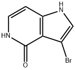 3-BROMO-4-HYDROXY-5-AZAINDOLE 结构式