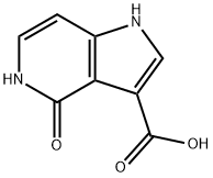4-氧-4,5-二氢-1H-吡咯[3,2-C]吡啶-3-羧酸, 1190314-55-6, 结构式