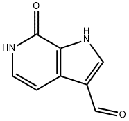 7-Hydroxy-6-azaindole-3-carbaldehyde Struktur