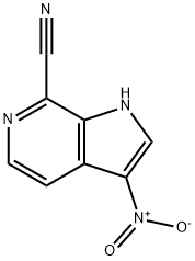 3-Nitro-7-cyano-6-azaindole 结构式