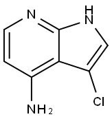 4-AMino-3-chloro-7-azaindole 结构式