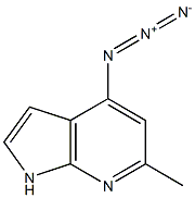 4-Azido-6-Methyl-7-azaindole 结构式