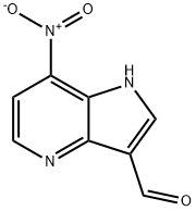 7-Nitro-4-azaindole-3-carbaldehyde Struktur