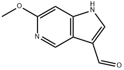 6-Methoxy-5-azaindole-3-carbaldehyde 化学構造式