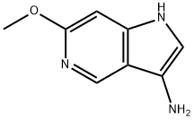 3-AMINO-6-METHOXY-5-AZAINDOLE 结构式