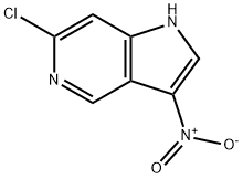 6-CHLORO-3-NITRO-5-AZAINDOLE, 1190316-20-1, 结构式