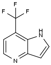 7-(三氟甲基)-1H-吡咯并[3,2-B]吡啶, 1190316-27-8, 结构式