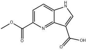 5-Methoxycarbonyl-4-azaindole-3-carboxylic acid Structure