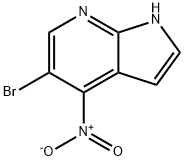 5-BroMo-4-nitro-7-azaindole Structure