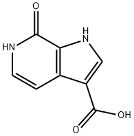 7-Hydroxy-6-azaindole-3-carboxylic acid Structure