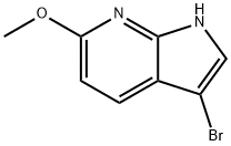 3-BroMo-6-Methoxy-7-azaindole Structure