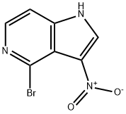 4-BroMo-3-nitro-5-azaindole 化学構造式