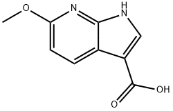 6-Methoxy-7-azaindole-3-carboxylic acid,1190317-61-3,结构式