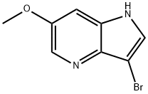 3-BroMo-6-Methoxy-4-azaindole 结构式
