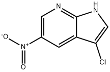 3-Chloro-5-nitro-7-azaindole, 1190318-05-8, 结构式