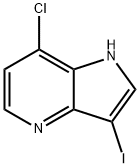 7-Chloro-3-iodo-4-azaindole Structure