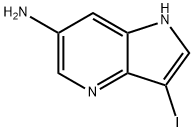 6-AMino-3-iodo-4-azaindole 结构式