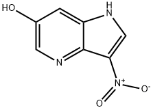 6-Hydroxy-3-nitro-4-azaindole Struktur