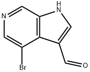 4-BroMo-6-azaindole-3-carbaldehyde 化学構造式