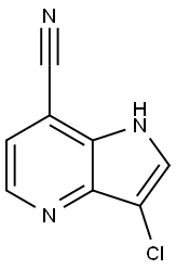 3-Chloro-7-cyano-4-azaindole Struktur