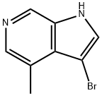 3-BROMO-4-METHYL-6-AZAINDOLE,1190319-03-9,结构式